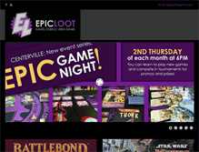 Tablet Screenshot of epiclootgames.com